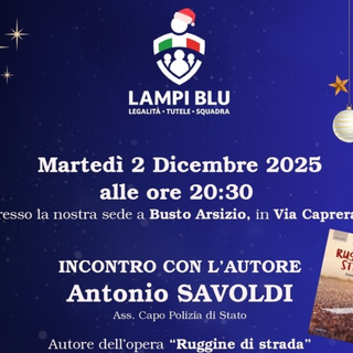 Natale con Lampi Blu: panettoni, auguri e incontro con l’autore