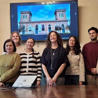 Parte dello staff del settore Cultura con Manuela Maffioli