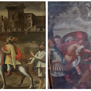 I due dipinti ritrovati dai carabinieri