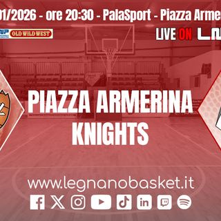 Knights Legnano in trasferta a Piazza Armerina