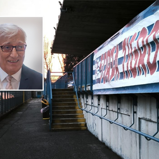 L’addio biancoblù all’avvocato Verga, il tifoso gentiluomo che amava la Pro Patria