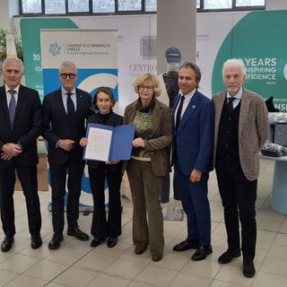 I firmatari del protocollo al CentroCot di MalpensaFiere