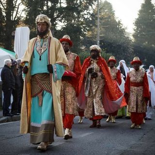 Una vecchia edizione del presepe vivente organizzato dal Club Boschessa