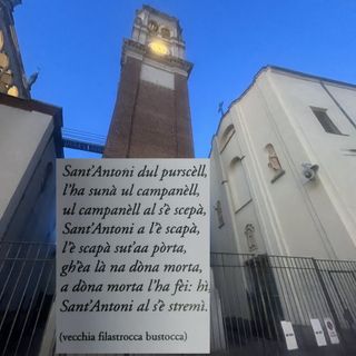Sant'Antonio accanto a Santa Maria e la filastrocca