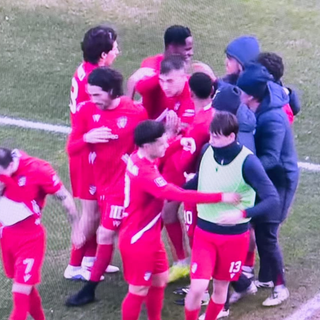 La festa dopo il pareggio di Udoh