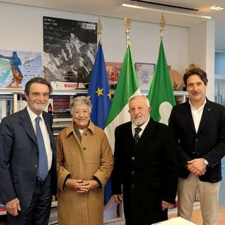 Licata: «Dal presidente Fontana con gli 87enni Silvia e Martino, esempi di anzianità attiva»