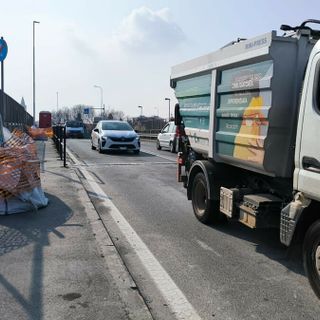 Sacconago, riaperto interamente il cavalcavia