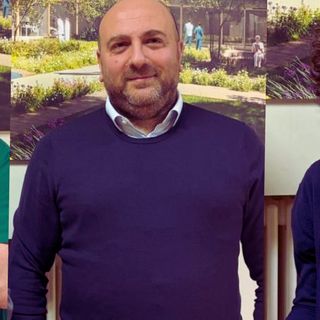 I dottori Giacomo Colombo e Biagio Paolini e la dottoressa Federica Pozzi