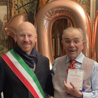 Landoni con il sindaco Baroffio
