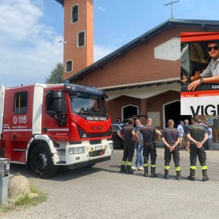 Alberto, sempre in prima linea per aiutare gli altri. L'addio commosso dei suoi vigili del fuoco