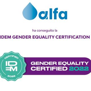 Alfa ottiene la certificazione della parità di genere