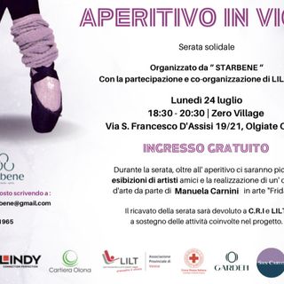 Un “Aperitivo in Viola” per raccogliere fondi da devolvere a Lilt e Croce Rossa
