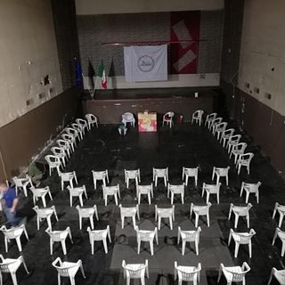 L'ex cinema Apollo di Fagnano ha ospitato la presentazione della lista