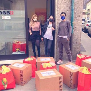 Una raccolta di cibo promossa dall'associazione per sostenere chi si trova in una situazione di bisogno