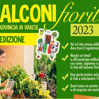 Balconi Fioriti, prorogate le iscrizioni al concorso 2023: c’è tempo fino al 10 settembre