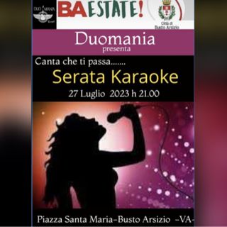 BA Estate: in piazza Santa Maria l'appuntamento con “Canta che ti passa!”