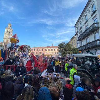 FOTO e VIDEO. Tutti i protagonisti di una sfilata da sogno a Busto. Il Tarlisu: «Le altre maschere mi hanno fatto i complimenti»