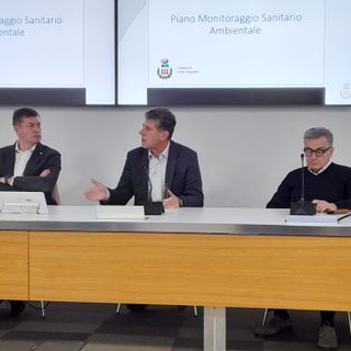 Da sinistra, il sindaco Zappamiglio, il consigliere Ferrè e il vicesindaco Renato Grazioli