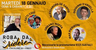 “Roba da ridere”, riparte la serata cabaret al Circolone di Legnano