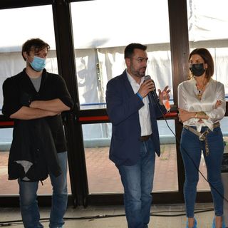 Da sinistra, Guido Bragato, Lorenzo Radice, Maddalena Belloni