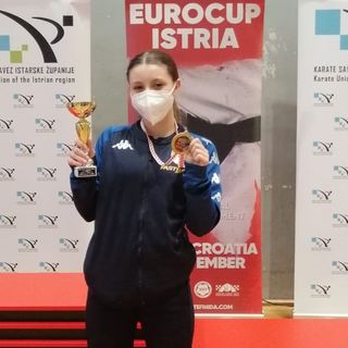 Roberta Dominici, oro all'Eurocup di Karate in Croazia