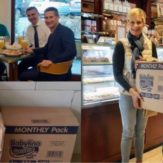 Pannolini e salviettine per la Caritas San Giovanni: «Un grande gesto d’amore»