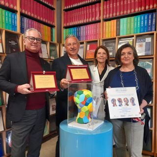 Da sinistra, Luigi Rondanini, Stefano Bressani, Simonetta Cherubini, Stefania Stigliano