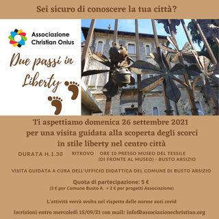 Due passi in Liberty: scoprire Busto aiutando ragazze in difficoltà