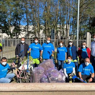 Global Care Day: la LyondellBasell di Gorla Maggiore ripulisce il percorso Vassallo