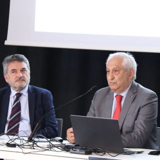 Da sinistra: Enrico Bianchi, Sindaco di Luino e Benedetto Di Rienzo, Presidente Fondazione ITS INCOM Academy