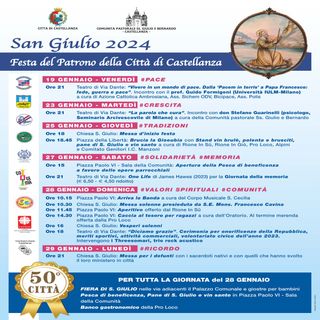 Castellanza festeggia il suo Patrono a 50 anni dall’elevazione a città e si prepara con due conferenze di indubbio interesse