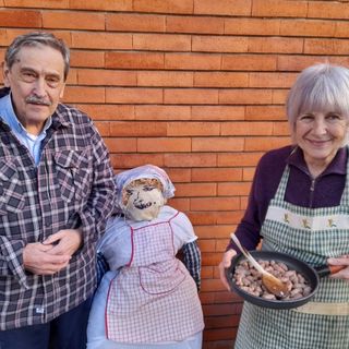Franco e Silvia con la loro giöbia