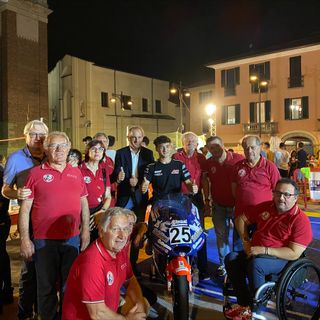 Leo al recente, ed emozionante, evento in piazza Santa Maria