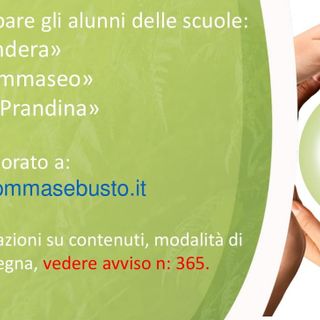 Istituto “Tommaseo”: pubblicato il contest estivo “Emozionando... angoli green di Busto Arsizio”