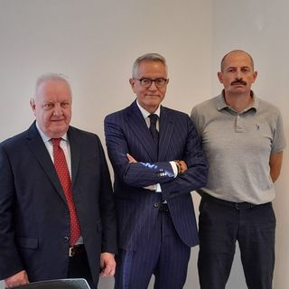 Da sinistra, Mauro Croci, Giorgio Ginelli, Paride Magnoni