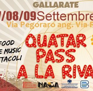 A Gallarate, “Quatar pass a la riva”, terza edizione