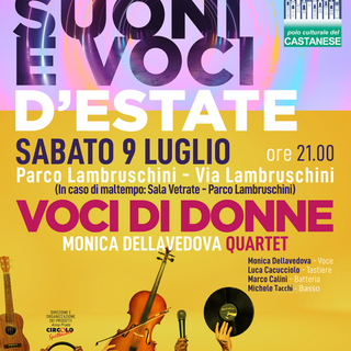 Voci di donne con Monica Dellavedova Quartet
