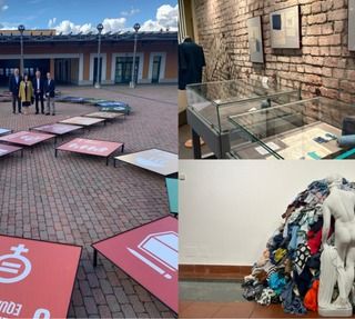 FOTO e VIDEO. A Busto Arsizio parte “M(a)y fiber” con due opere di Michelangelo Pistoletto
