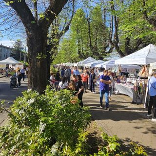Mercatino di primavera in viale Rimembranze: buona (anche) la seconda