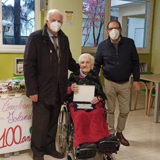 Cento candeline per Jolanda Lualdi