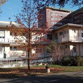La palazzina delle Malattie infettive all'ospedale di Busto