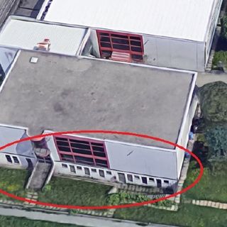 La parte della scuola interessata dall'intervento
