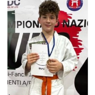 Il giovanissimo judoka Davide Risico