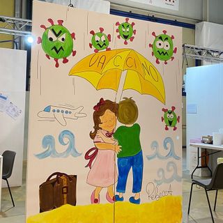 Vaccino Covid: l'arte di Rebecca raddoppia e rilancia l'appello ai giovani