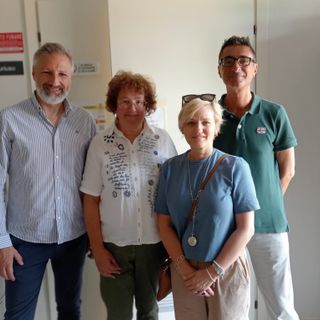 Da sinistra, l'assessore Moretti, Letizia Giudici (Informagiovani e Informalavoro Fagnano Olona), Michela D'Angelo (coordinatrice Ifl provinciale) e Giovanni Cozza (direttore Cpi di Busto Arsizio) al recruiting day
