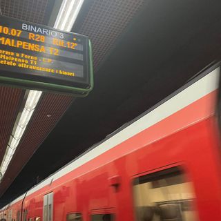 Foto dalla stazione di Busto Arsizio Nord