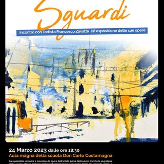 “Sguardi”: laboratorio di arte e inglese e incontro con Francesco Zavatta