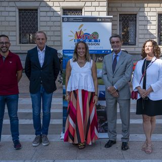 L'avvio della manifestazione con il presidente della Regione Fontana