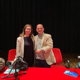 Chiara Massazza e Alberto Pellai, con i primi interventi della serata