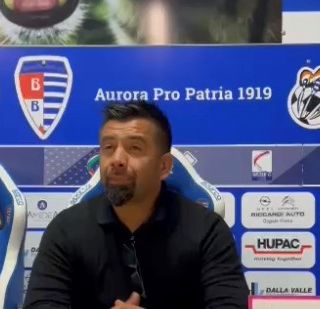 Pro Patria, mister Vargas e la Juve: «Squadra forte, serve una partita intelligente e combattuta»